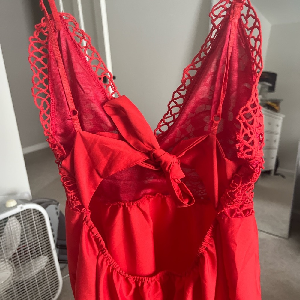 Mini Red Dress - Picture 5 of 5